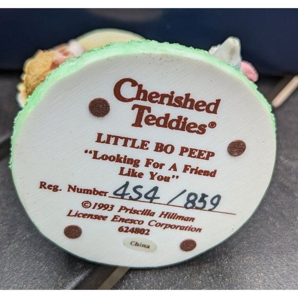 1993 cherished teddies Little Bo Peep Looking For A Friend Like You - Picture 3 of 3